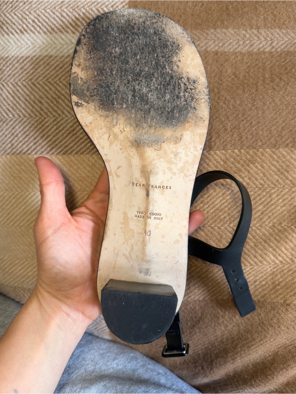 Authentic Dear Sandals, size 40 - Picture 4 of 5